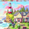 Educa Vuurtoren bij de oceaan - puzzel van 3000 stukjes