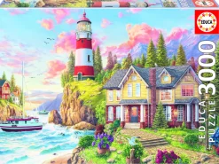 Educa Vuurtoren bij de oceaan - puzzel van 3000 stukjes