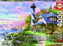 Educa Vuurtoren in Rock Bay - puzzel van 4000 stukjes