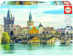 Educa Zicht op Praag - puzzel van 2000 stukjes