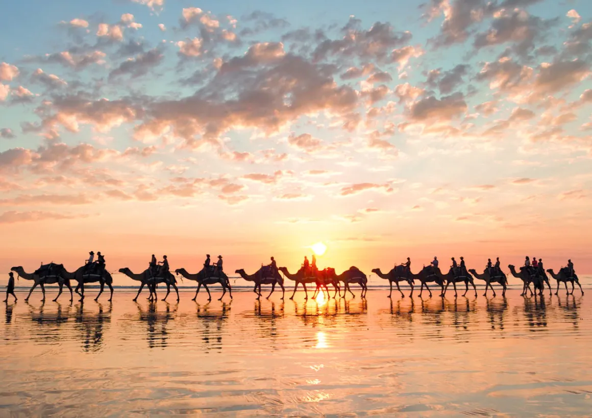 Educa Zonsondergang in Australië - puzzel 1000 stukjes