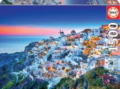 Educa Zonsondergang in Santorini - legpuzzel van 1500 stukjes