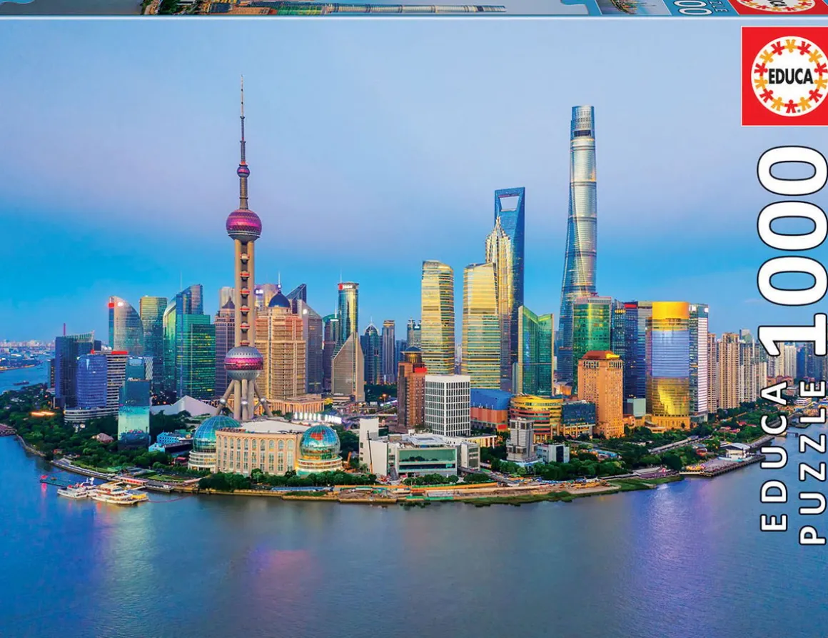 Educa Zonsondergang in Shanghai - puzzel 1000 stukjes
