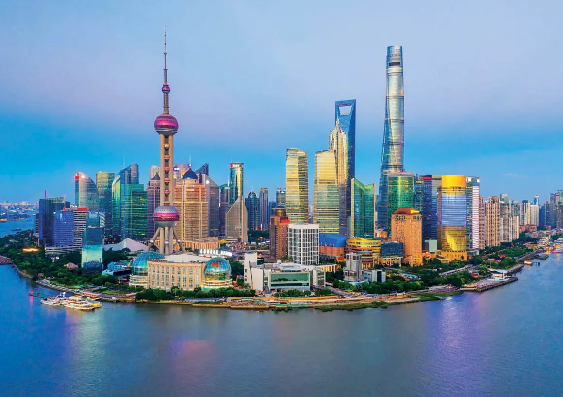 Educa Zonsondergang in Shanghai - puzzel 1000 stukjes