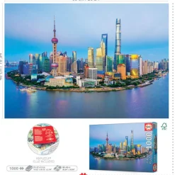 Educa Zonsondergang in Shanghai - puzzel 1000 stukjes