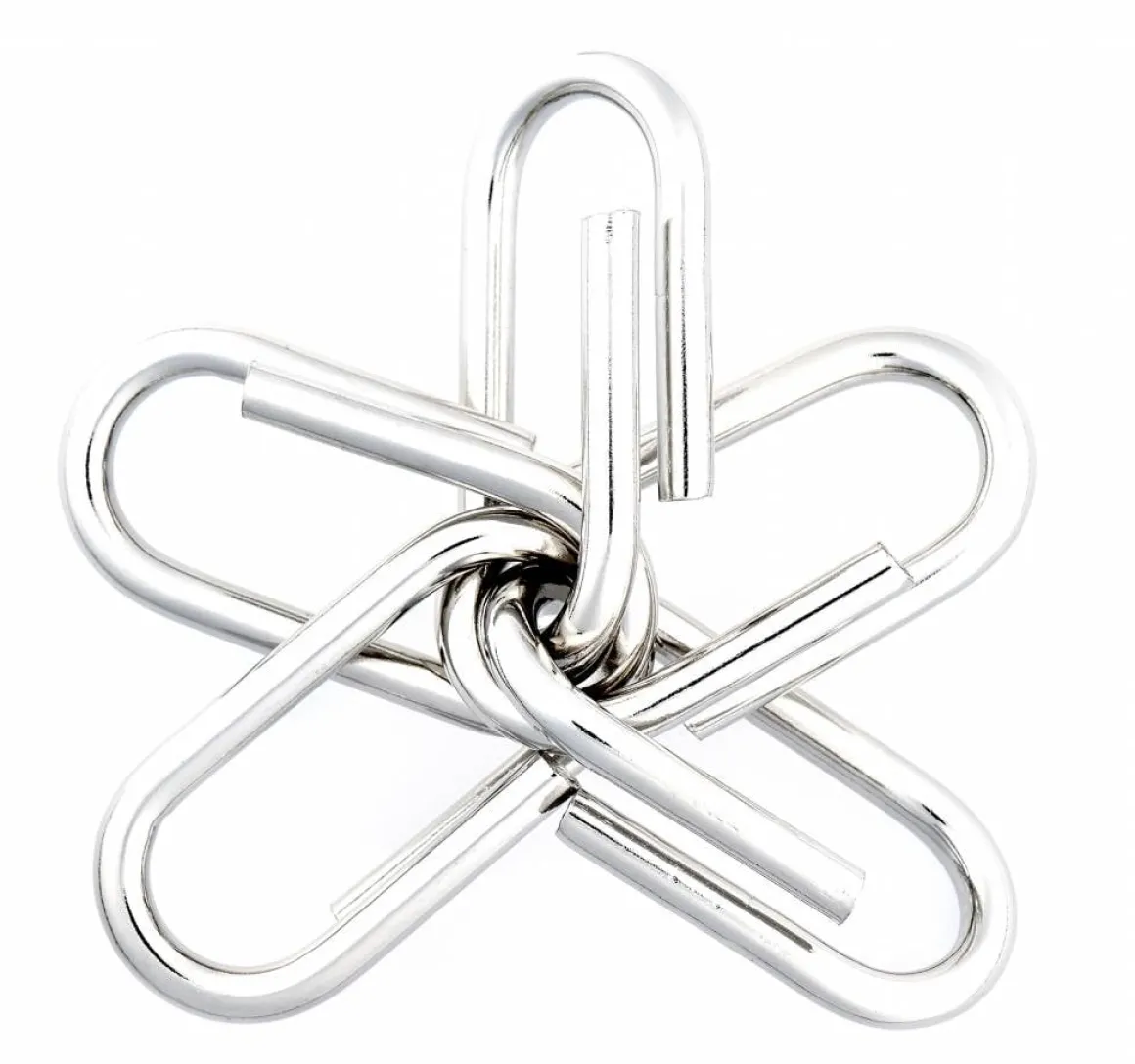 Eureka Mania Puzzels - Rood - 4 metalen breinbrekers in doos