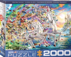 Eurographics Puzzles Eenhoorn fantasie - puzzel van 2000 stukjes