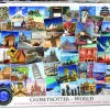 Eurographics Puzzles Globetrotter - Wereld - Collage - puzzel van 1000 stukjes