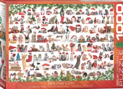Eurographics Puzzles Kerstkatten - puzzel van 1000 stukjes