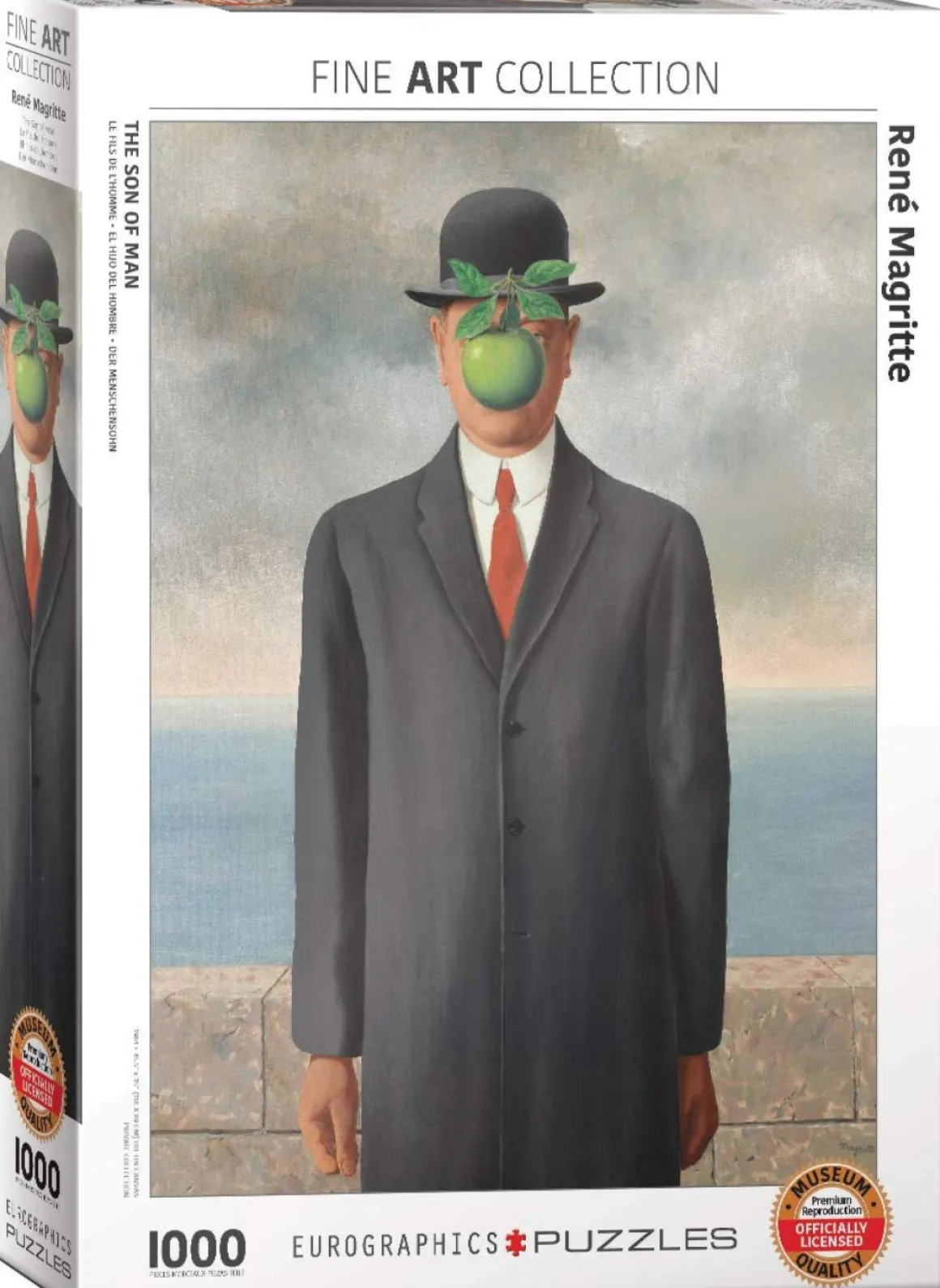 Eurographics Puzzles Magritte - De zoon der mensheid- puzzel van 1000 stukjes
