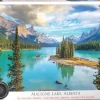 Eurographics Puzzles Maligne Lake Alberta - Canada - puzzel van 1000 stukjes