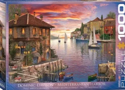 Eurographics Puzzles Middellandse haven - puzzel van 1000 stukjes