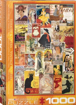 Eurographics Puzzles Theater & Opera Vintage Posters - puzzel van 1000 stukjes