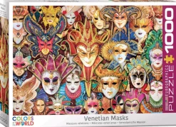 Eurographics Puzzles Venetiaanse Maskers - puzzel van 1000 stukjes