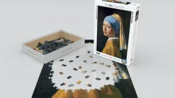 Eurographics Puzzles Vermeer - Het meisje met de parel - puzzel van 1000 stukjes