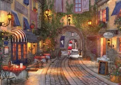 Eurographics Puzzles Voetgangersstraatje in Frankrijk - puzzel van 1000 stukjes