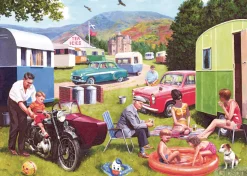 Gibsons Caravan uitstapjes - 2 puzzels van 500 stuks
