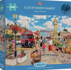 Gibsons Clocktower Market - puzzel van 1000 stukjes