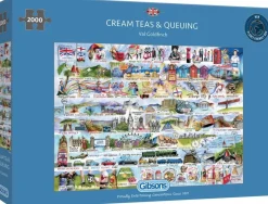 Gibsons Cream Teas & Queuing - puzzel van 2000 stukjes