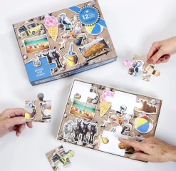 Gibsons De kust - puzzel van 12 XXL stukjes