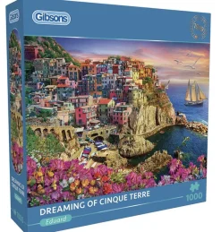 Gibsons Dromen van Cinque Terre - puzzel van 1000 stukjes