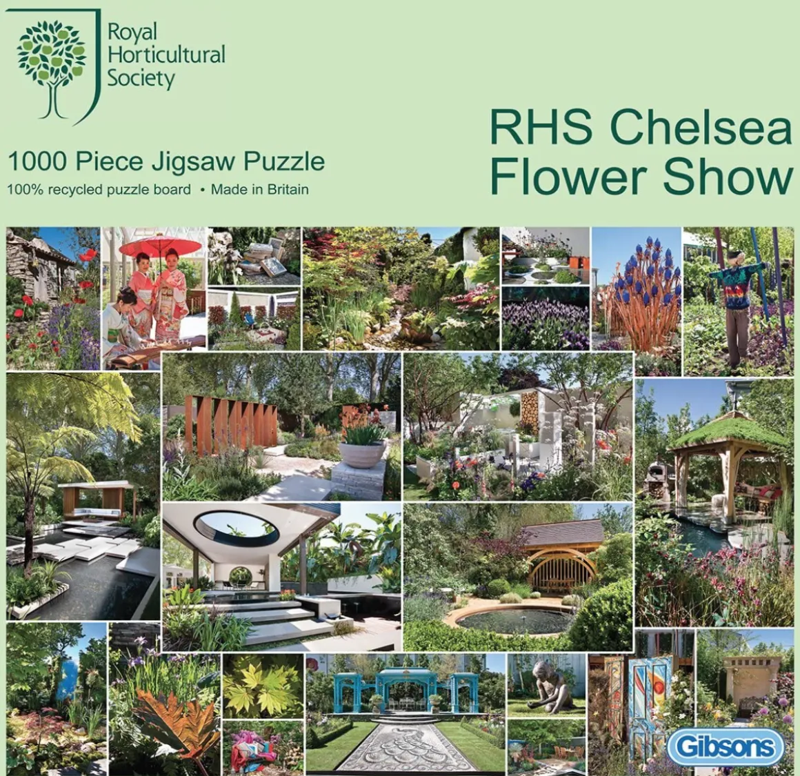 Gibsons Flower Show - legpuzzel van 1000 stukjes