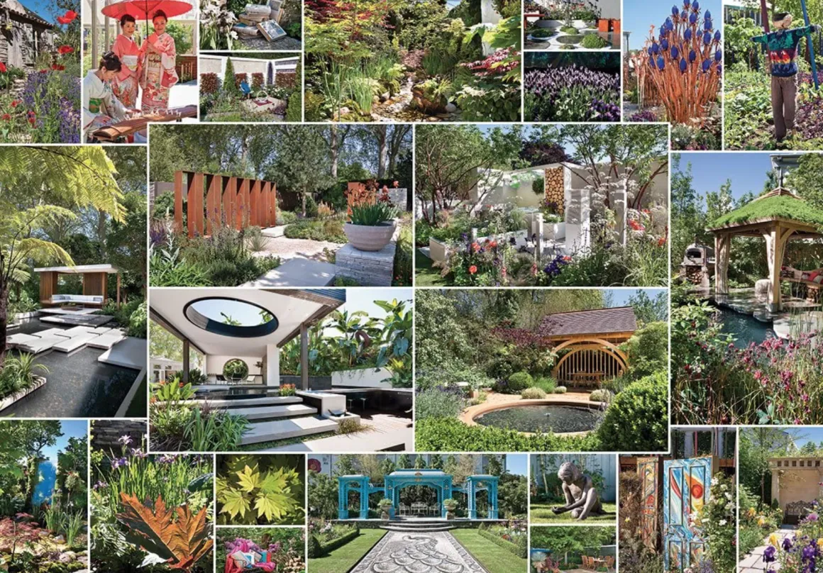 Gibsons Flower Show - legpuzzel van 1000 stukjes