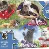 Gibsons Katten - puzzel van 12 XXL stukjes