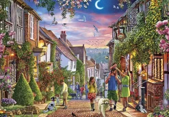 Gibsons Mermaid Street in Rye - puzzel van 1000 stukjes