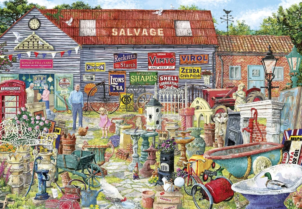 Gibsons Pots & Penny Farthings - puzzel van 2000 stukjes