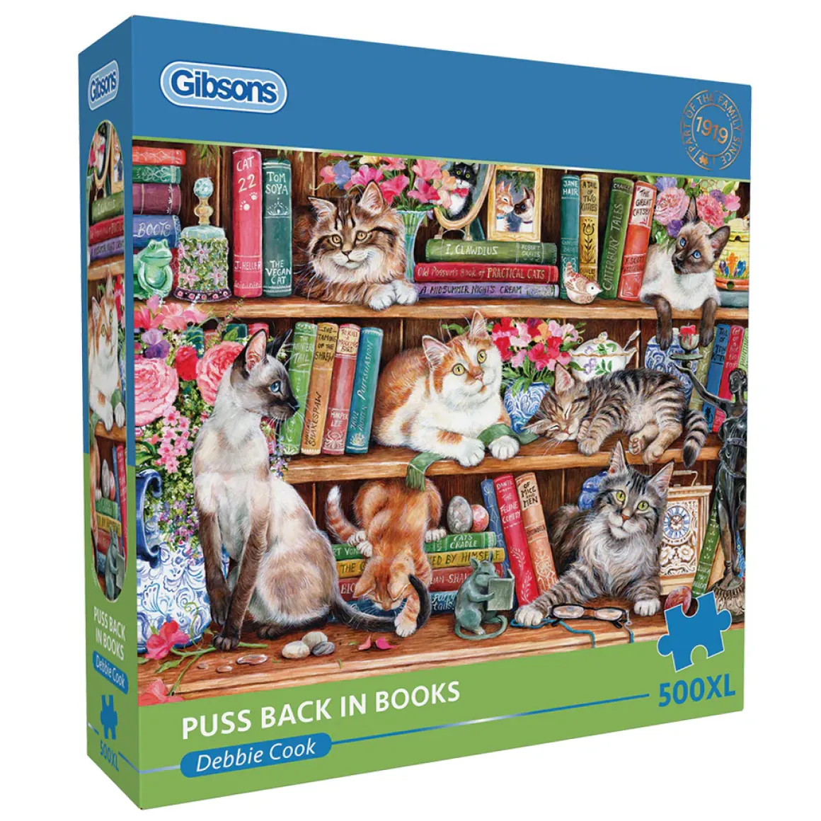 Gibsons Puss Back in Books - 500 XL stukjes