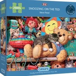 Gibsons Snoozing on the ted - puzzel van 250XL stukjes