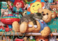 Gibsons Snoozing on the ted - puzzel van 250XL stukjes