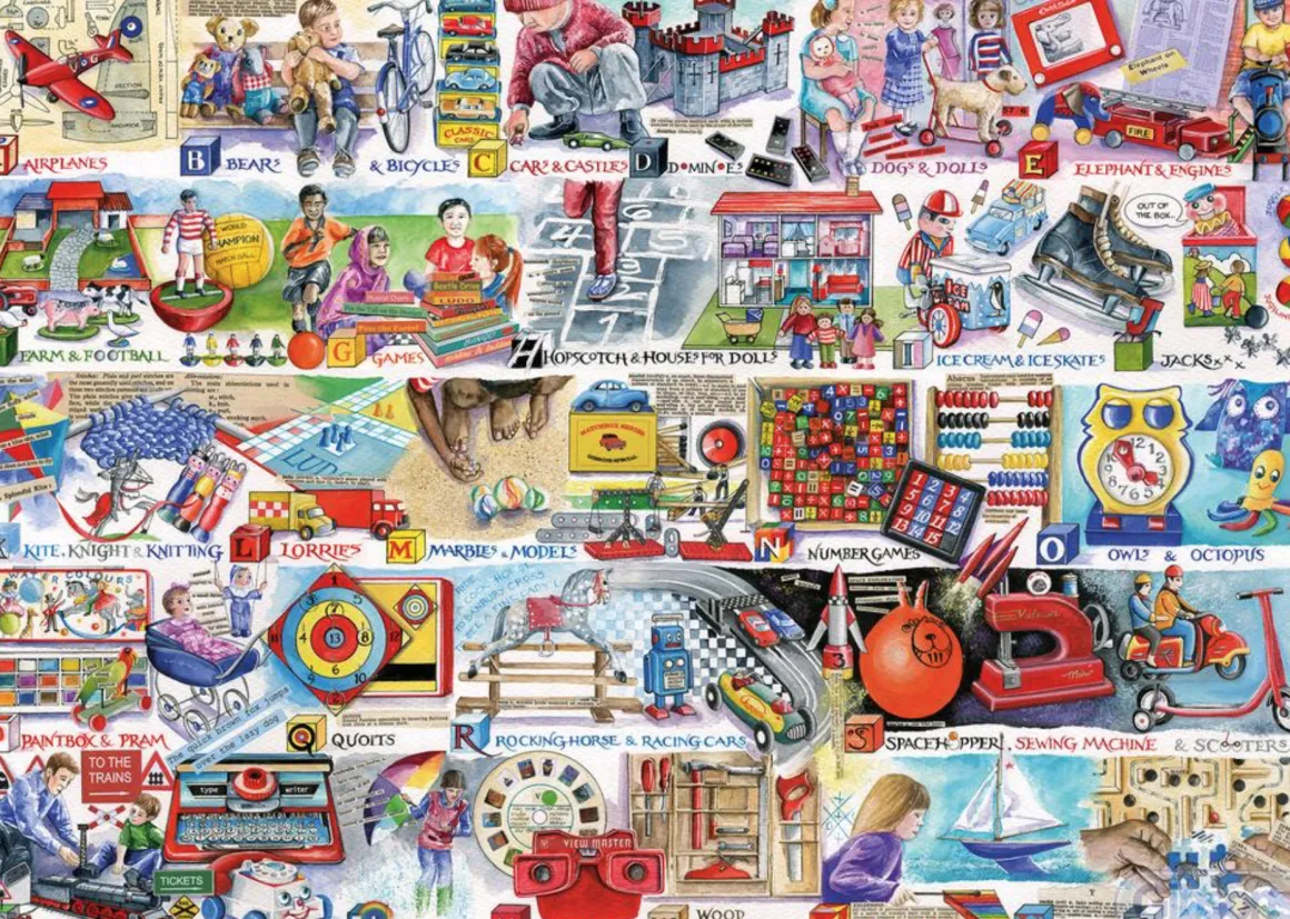 Gibsons Space Hoppers & Scooters - puzzel van 1000 stukjes