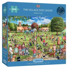 Gibsons The Village Dog Show - puzzel van 1000 stukjes