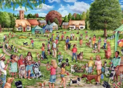 Gibsons The Village Dog Show - puzzel van 1000 stukjes