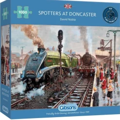 Gibsons Treinspotters in Doncasters - puzzel van 1000 stukjes