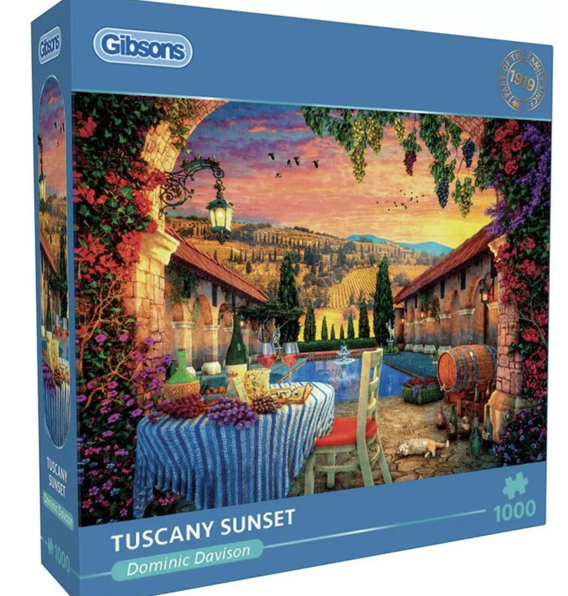 Gibsons Tuscany Sunset - puzzel van 1000 stukjes
