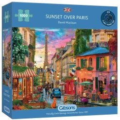 Gibsons Zonsondergang boven Parijs - puzzel van 1000 stukjes