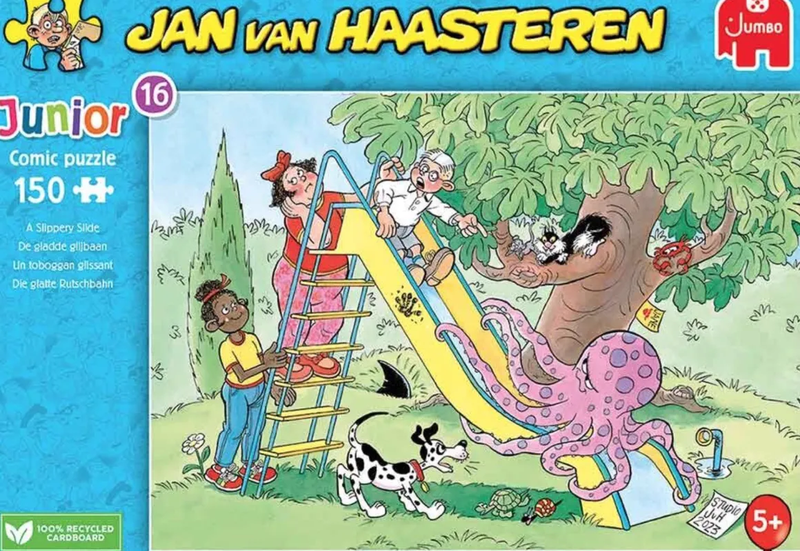 Jumbo De gladde glijbaan - Jan van Haasteren - 150 stukjes