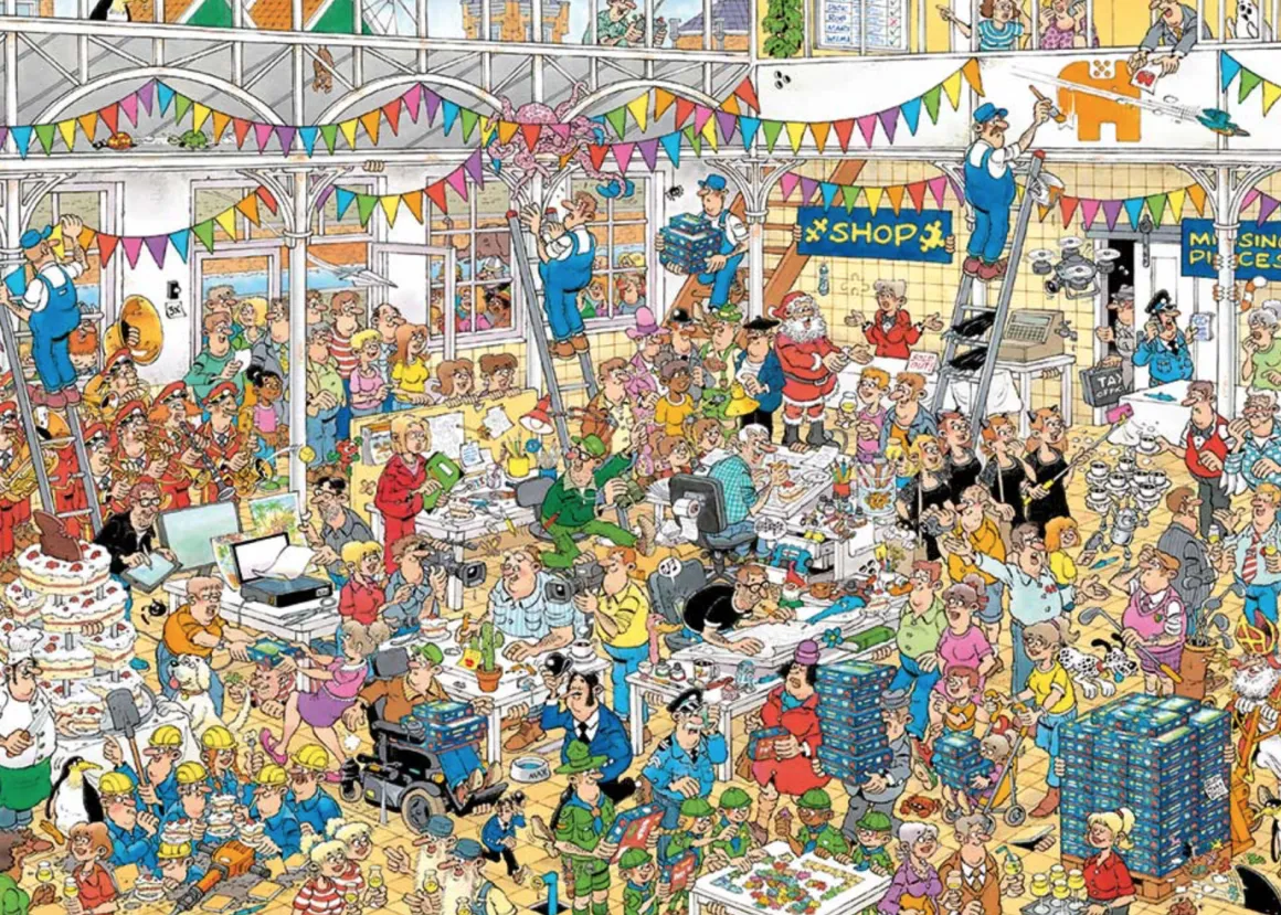 Jumbo 10 jaar Jan van Haasteren Studio - Jan van Haasteren - puzzel van 1000 stukjes