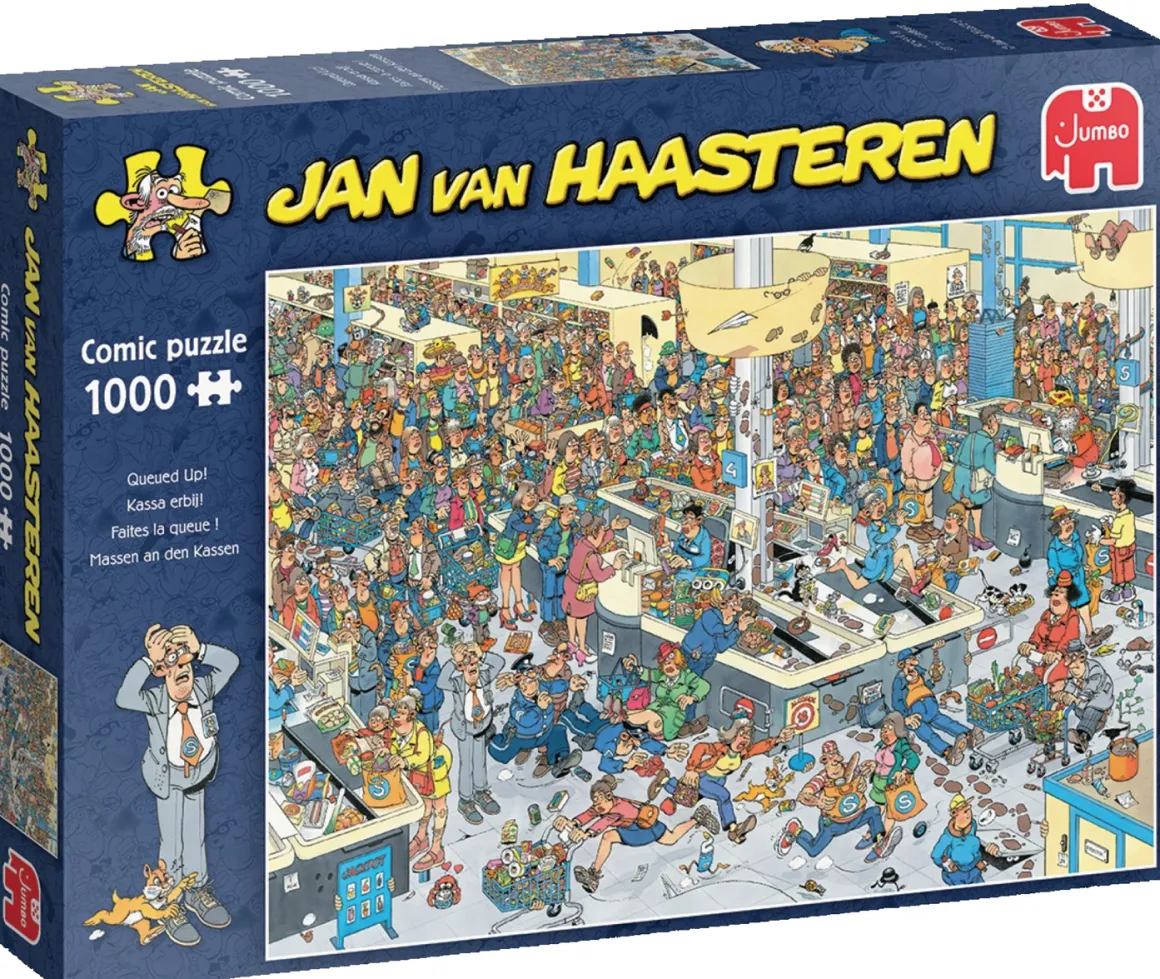 Jumbo Kassa Erbij! - Jan van Haasteren - puzzel van 1000 stukjes