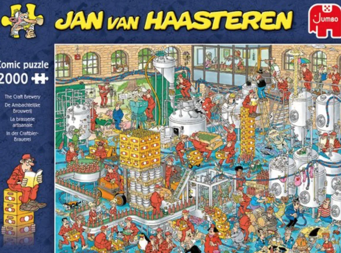 Jumbo Ambachtelijke brouwerij - Jan van Haasteren - puzzel van 2000 stukjes