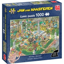 Jumbo BBQ Feest! - Jan van Haasteren - puzzel van 1000 stukjes