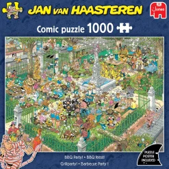 Jumbo BBQ Feest! - Jan van Haasteren - puzzel van 1000 stukjes