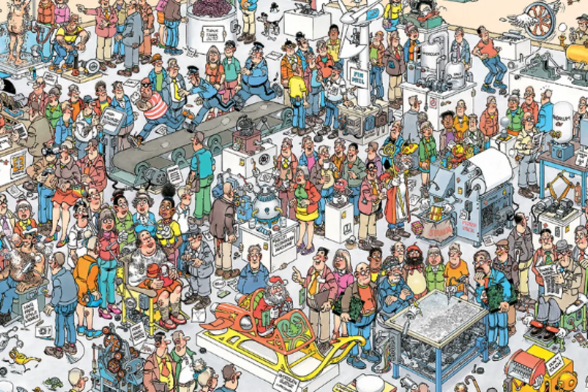 Jumbo Beurs van de toekomst - Jan van Haasteren - puzzel van 1000 stukjes