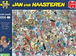 Jumbo Bij de kapper - Jan van Haasteren - puzzel van 1000 stukjes