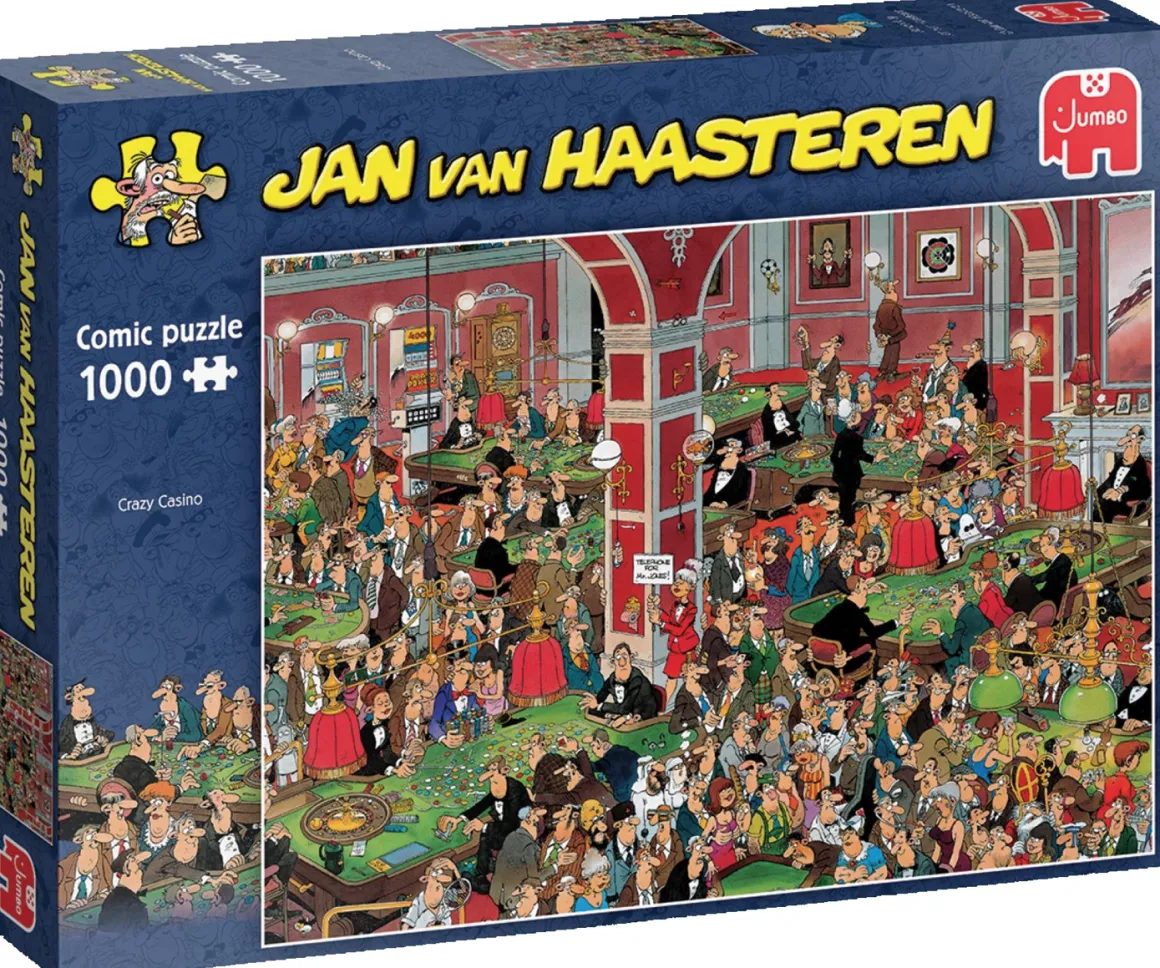 Jumbo Crazy Casino - Jan van Haasteren - puzzel van 1000 stukjes
