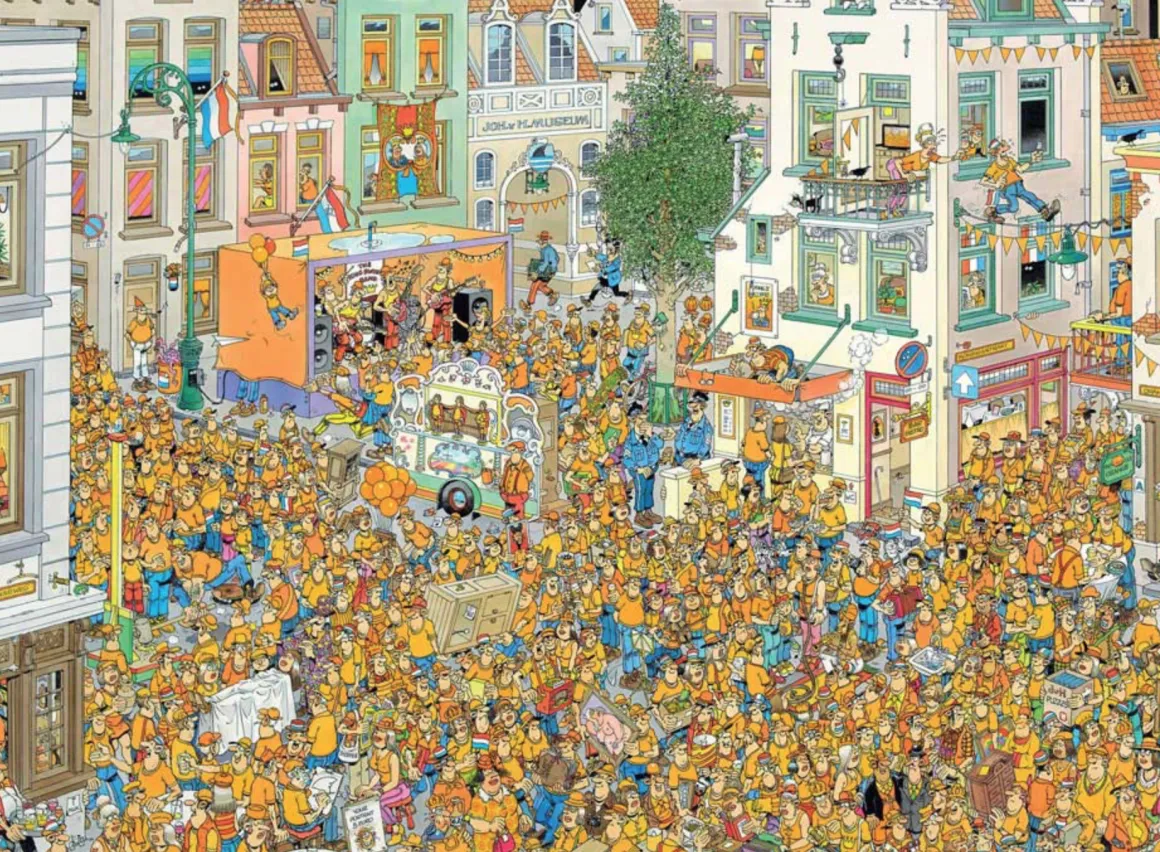 Jumbo De inhuldiging - Jan van Haasteren - puzzel van 1000 stukjes