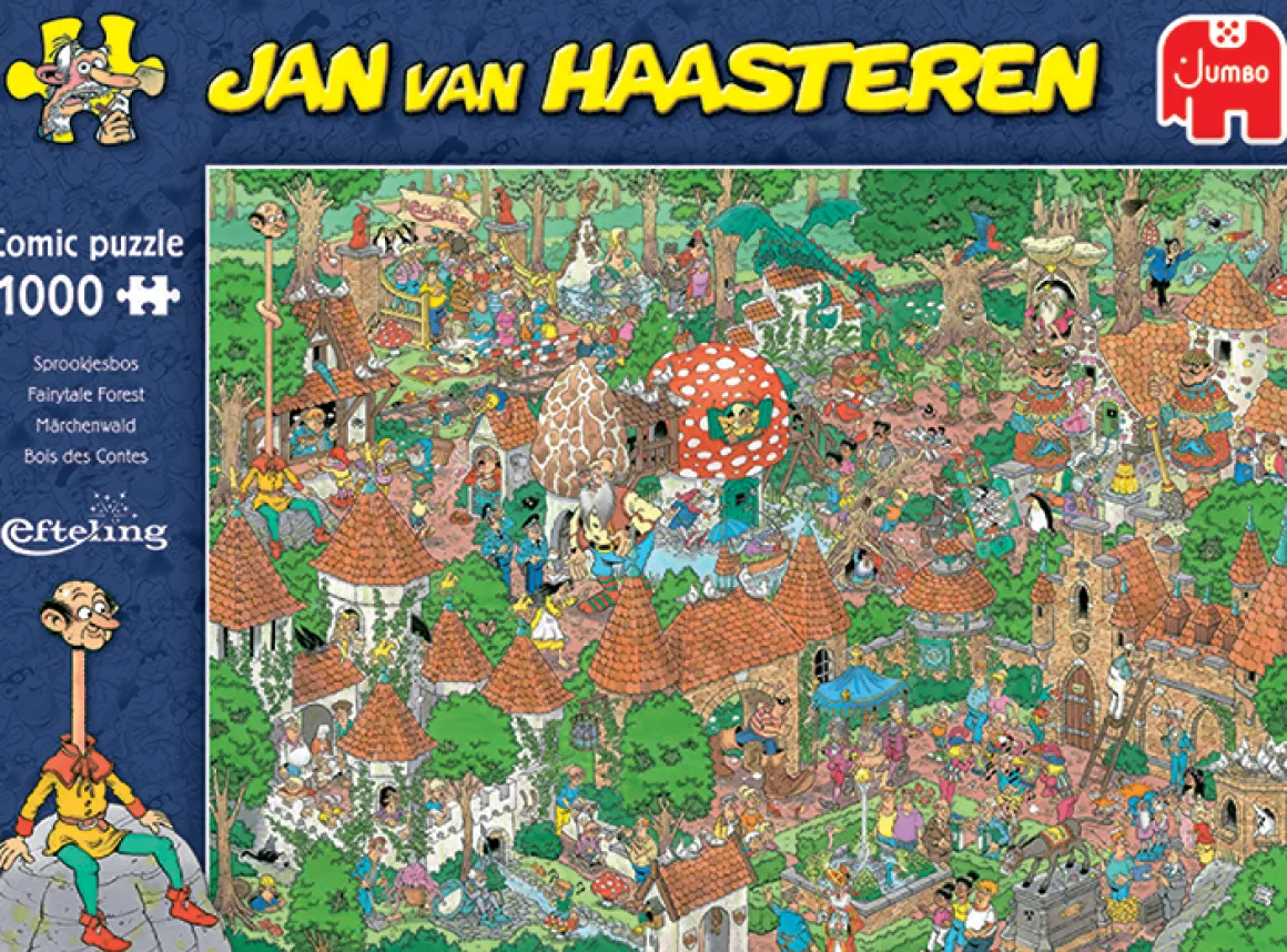 Jumbo Efteling - Het sprookjesbos - Jan van Haasteren - 20045 - 1000 stukjes